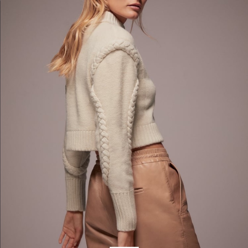 Zara Shoulder Pad Sweater - Picture 2 of 11